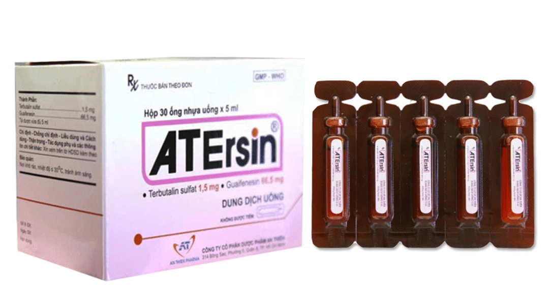 Atersin trị hen xuyễn viêm phế quản