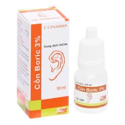 cồn boric 10ml