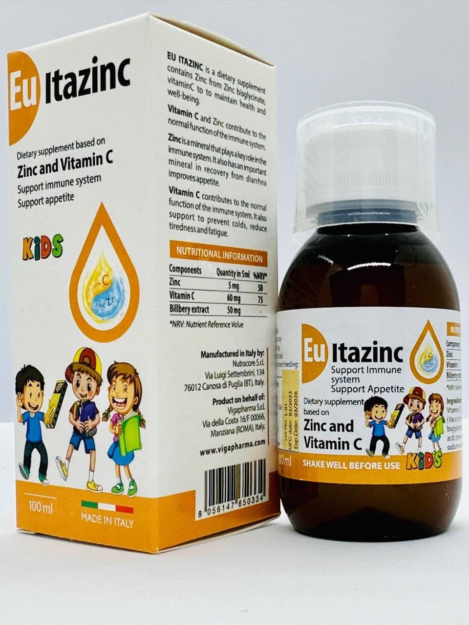 bổ sung kẽm châu âu eu itazinc