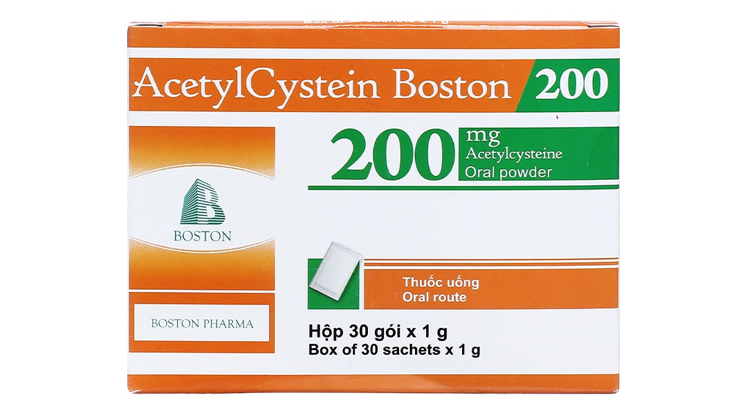 ACETYLCYSTEIN BOSTON 200MG