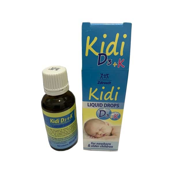 kidi liquid d3k2 cung cấp d3k2 cho trẻ