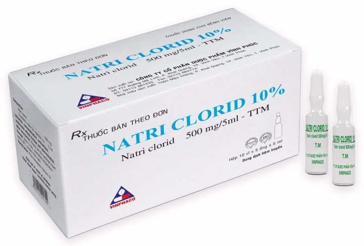thuốc tiêm natri clorid 10