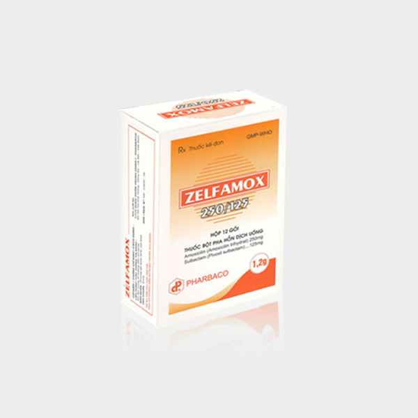 thuốc kháng sinh zelfamox điêu trị nhiễm khuẩn